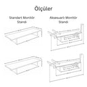 Ahşap Monitör Standı