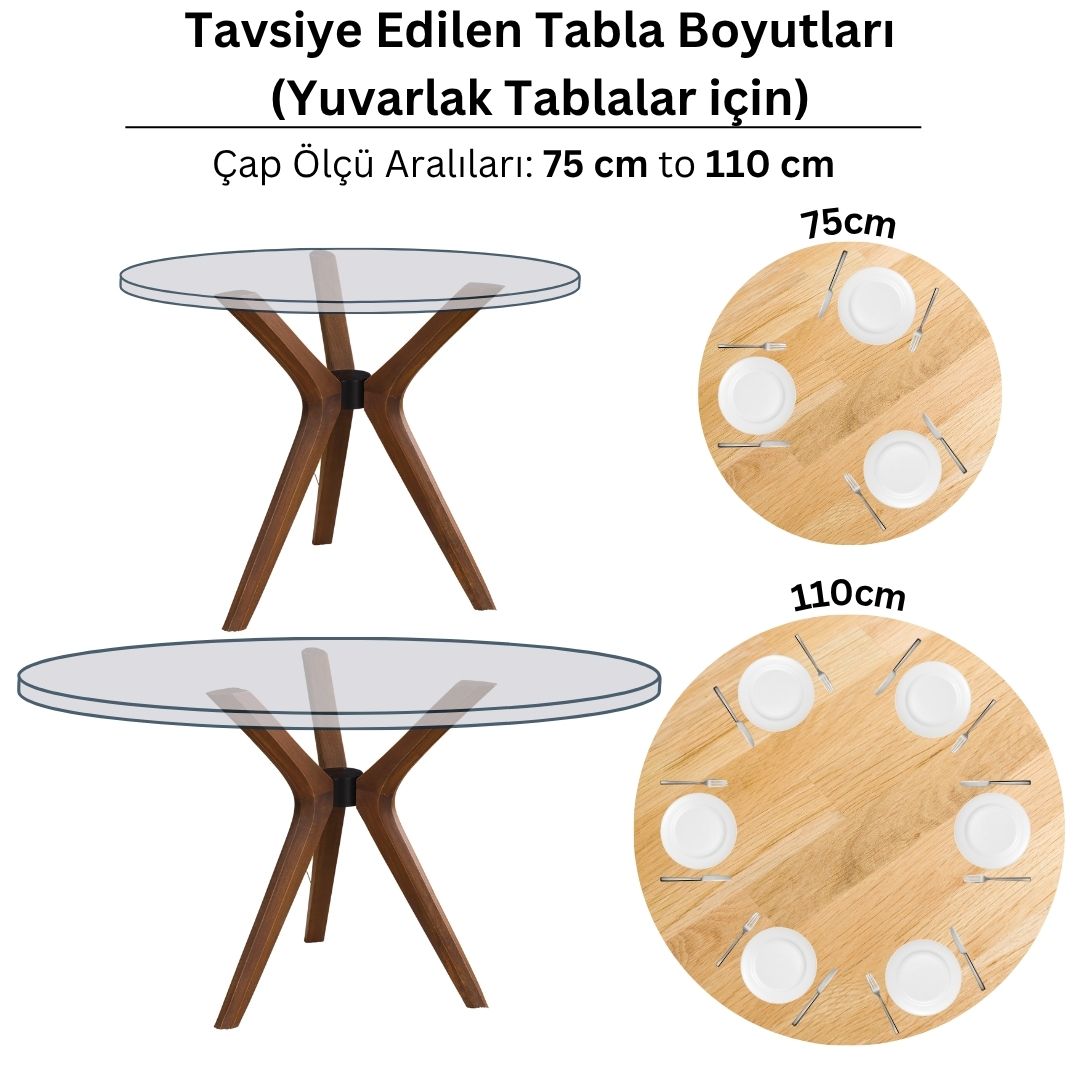 Kelebek Masa Ayağı - 3 Ayaklı