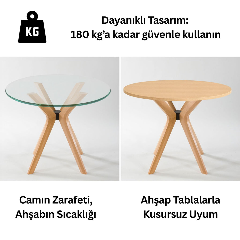 Kelebek Masa Ayağı - 4 Ayaklı