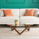 Nora Yuvarlak Cam Orta Sehpa