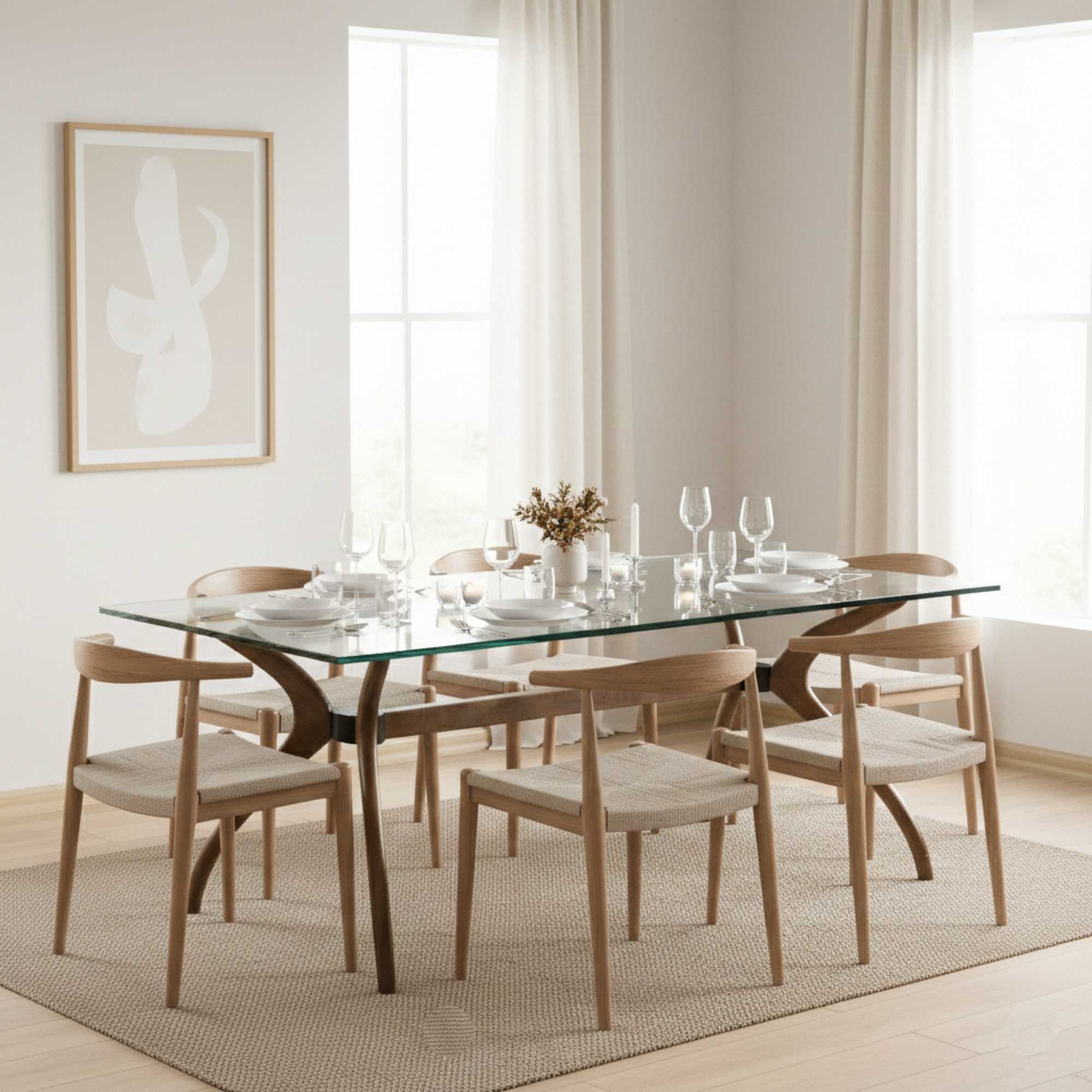 Samyeli Dikdörtgen Masa Ayağı