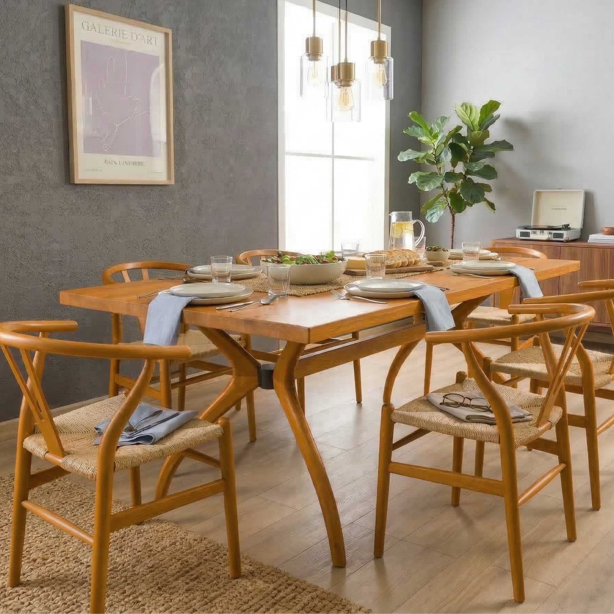 Samyeli Dikdörtgen Masa Ayağı