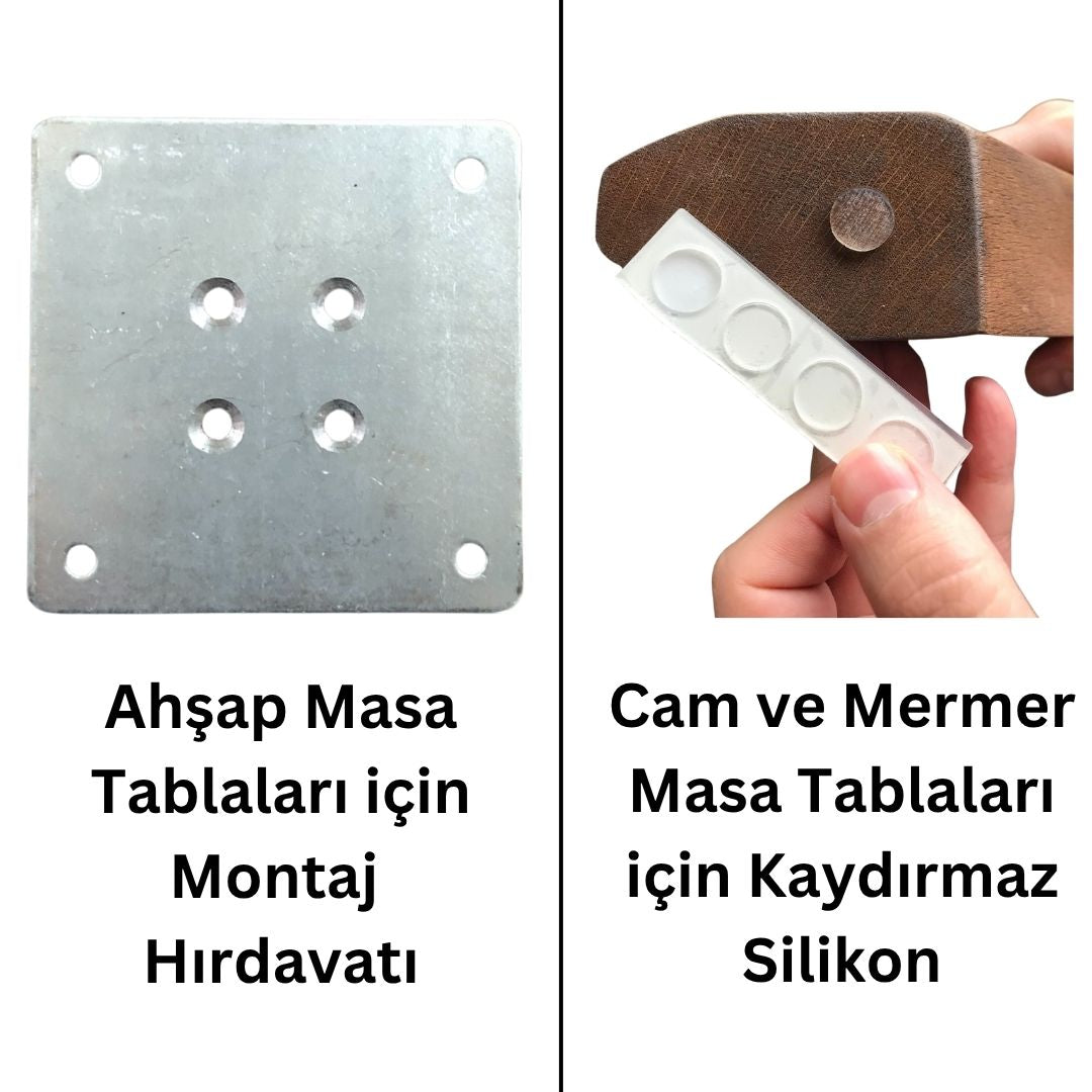 Kelebek Masa Ayağı - 3 Ayaklı