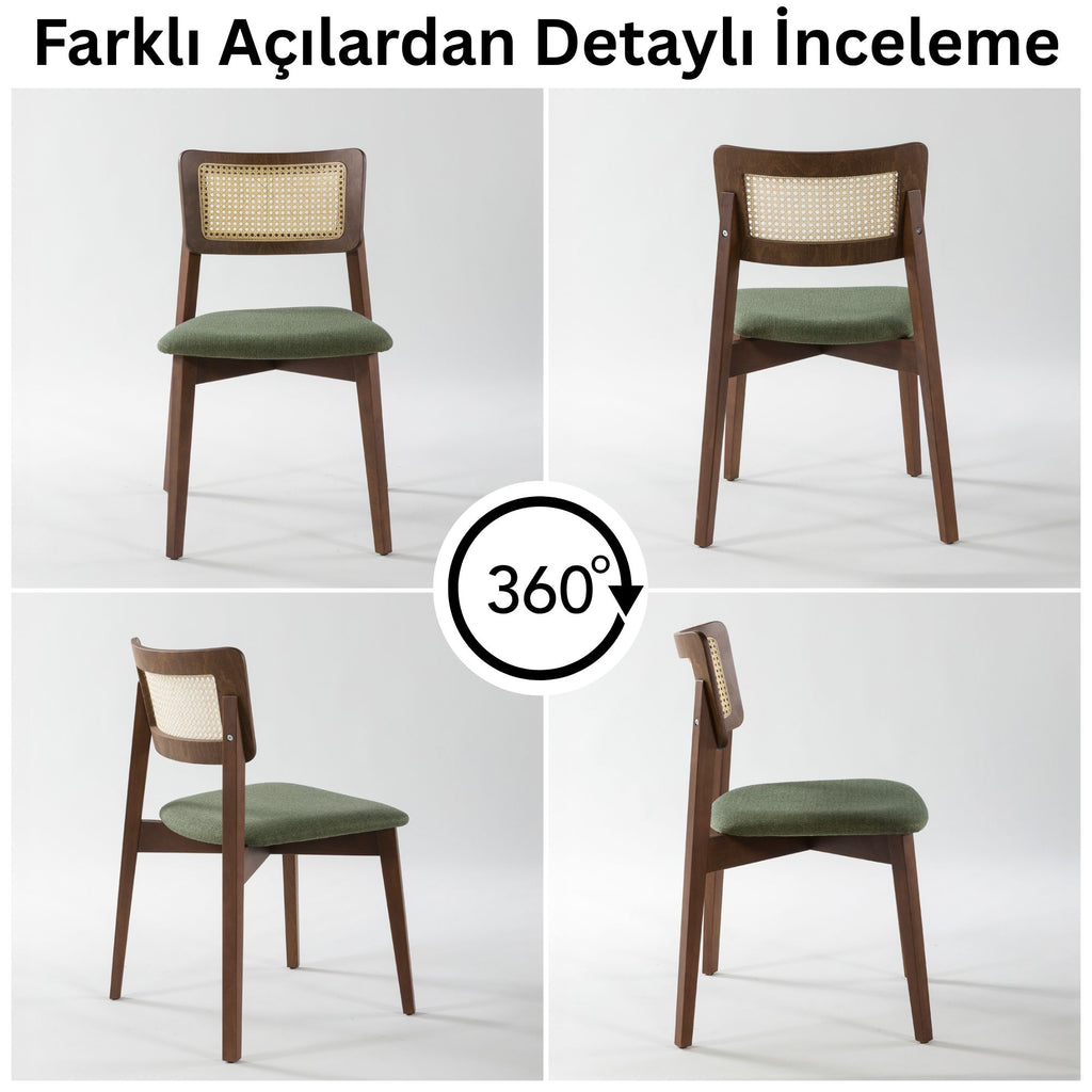 İrem Masif Kayın Sandalye (2'li Set)