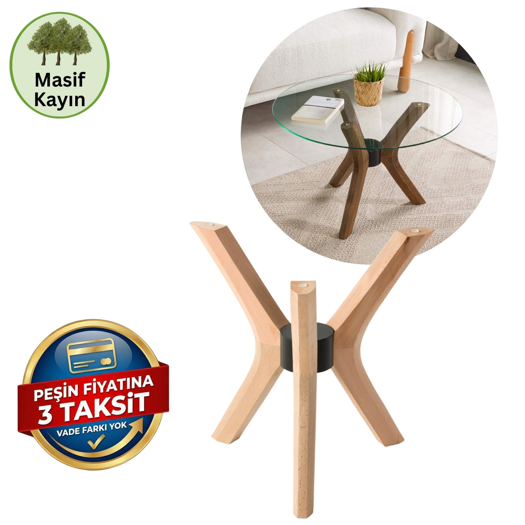 Kelebek Sehpa Ayağı – 3 Ayaklı