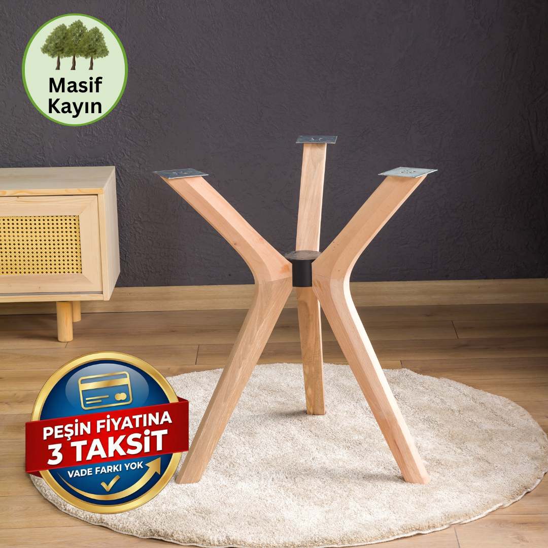 Kelebek Masa Ayağı - 3 Ayaklı