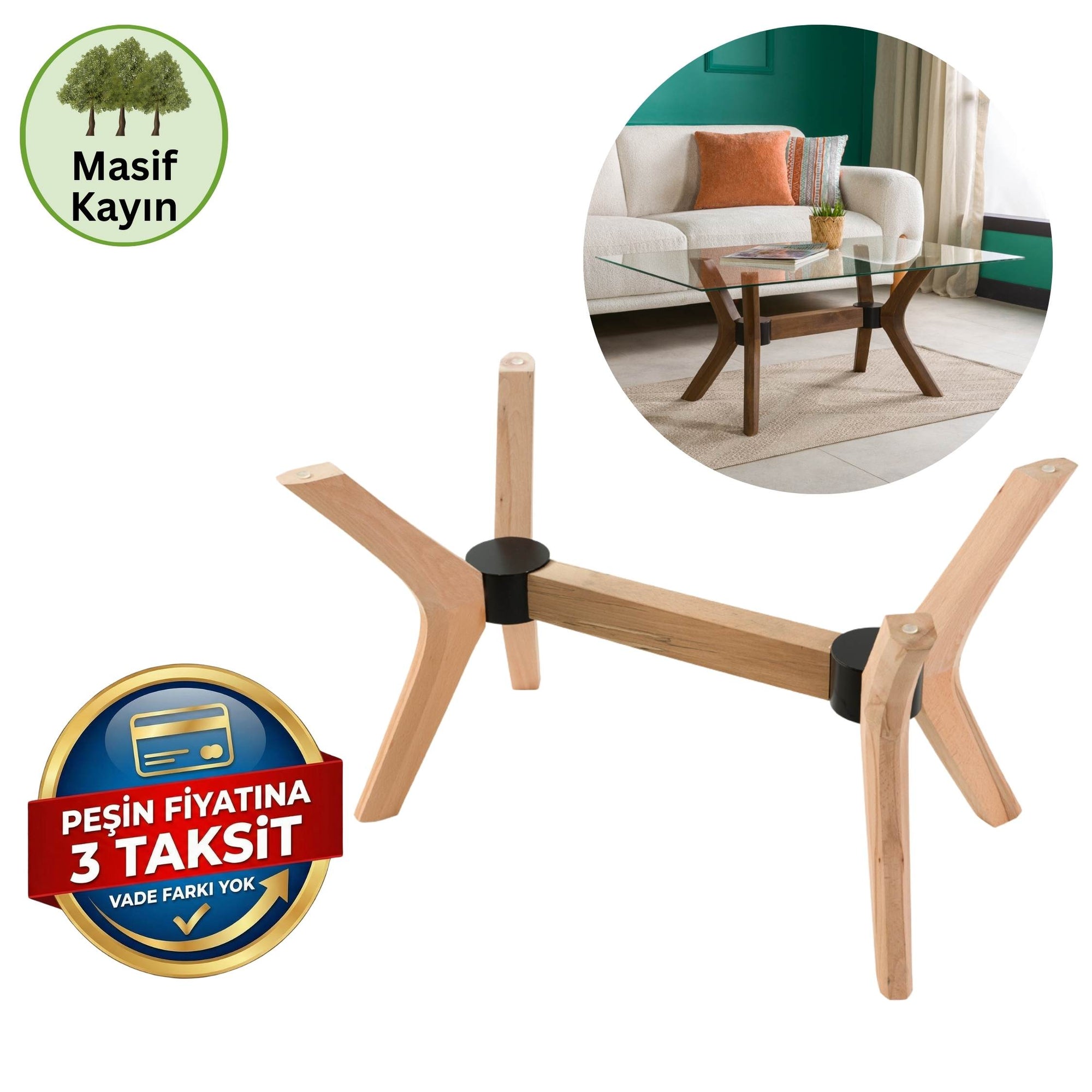 Kelebek Sehpa Ayağı - 4 Ayaklı