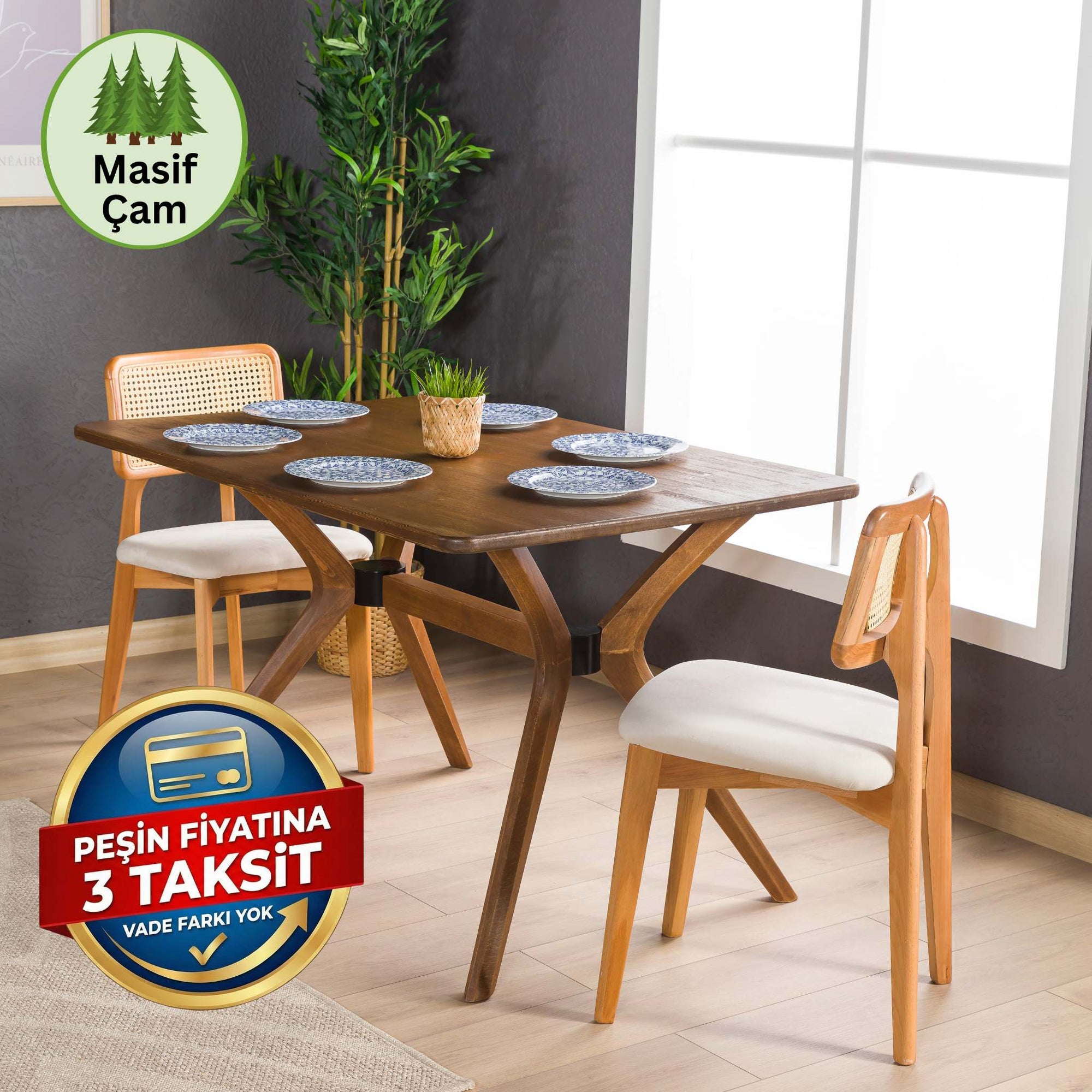 Aira Dikdörtgen Yemek Masası