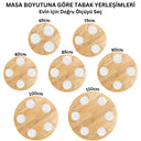 Mina Yuvarlak Yemek Masası