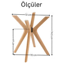 Kelebek Masa Ayağı - 4 Ayaklı