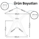 Kelebek Masa Ayağı - 3 Ayaklı