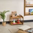 Kuri Montessori Oyuncak ve Kitap Düzenleyici Raf