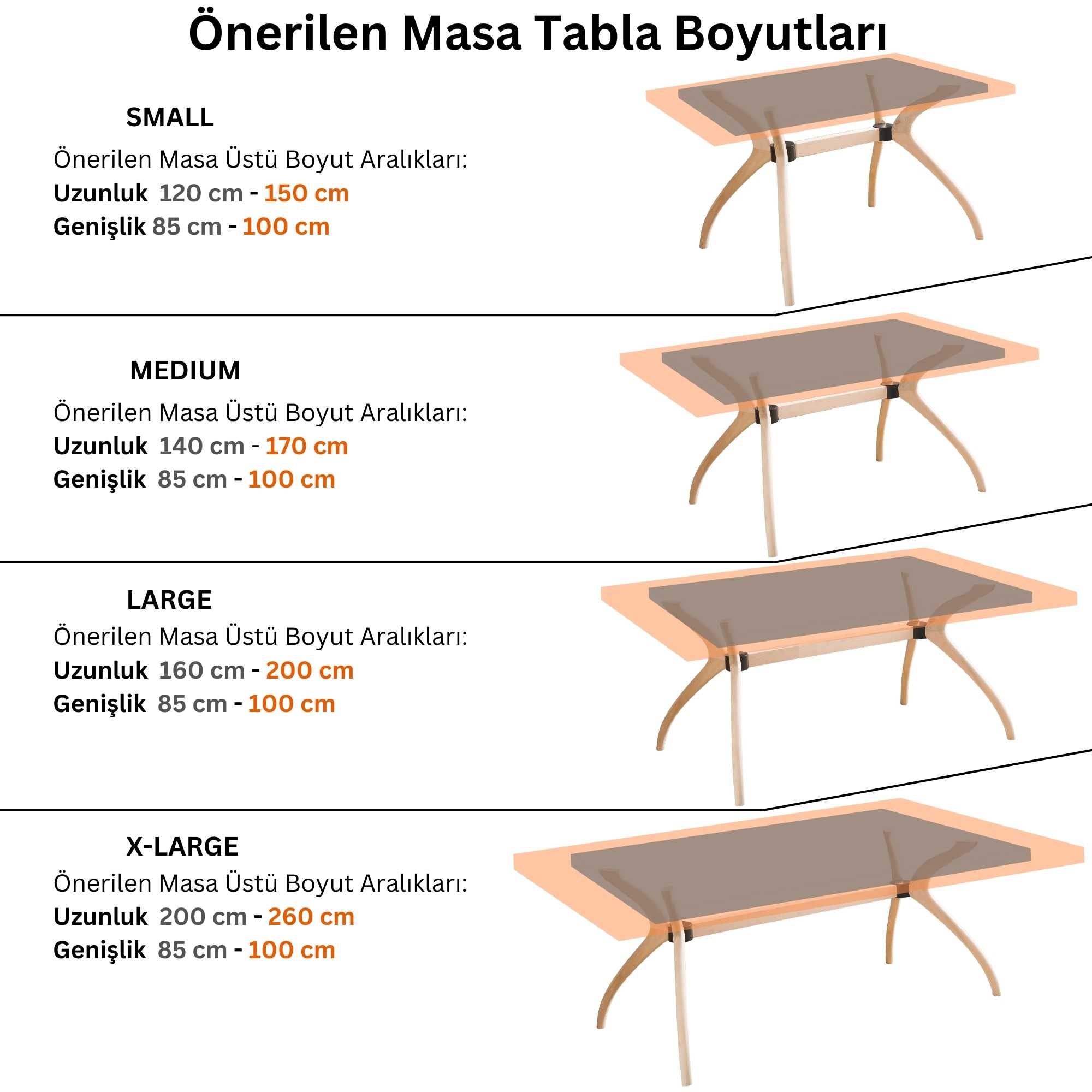 Samyeli Dikdörtgen Masa Ayağı
