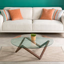 Nora Yuvarlak Cam Orta Sehpa